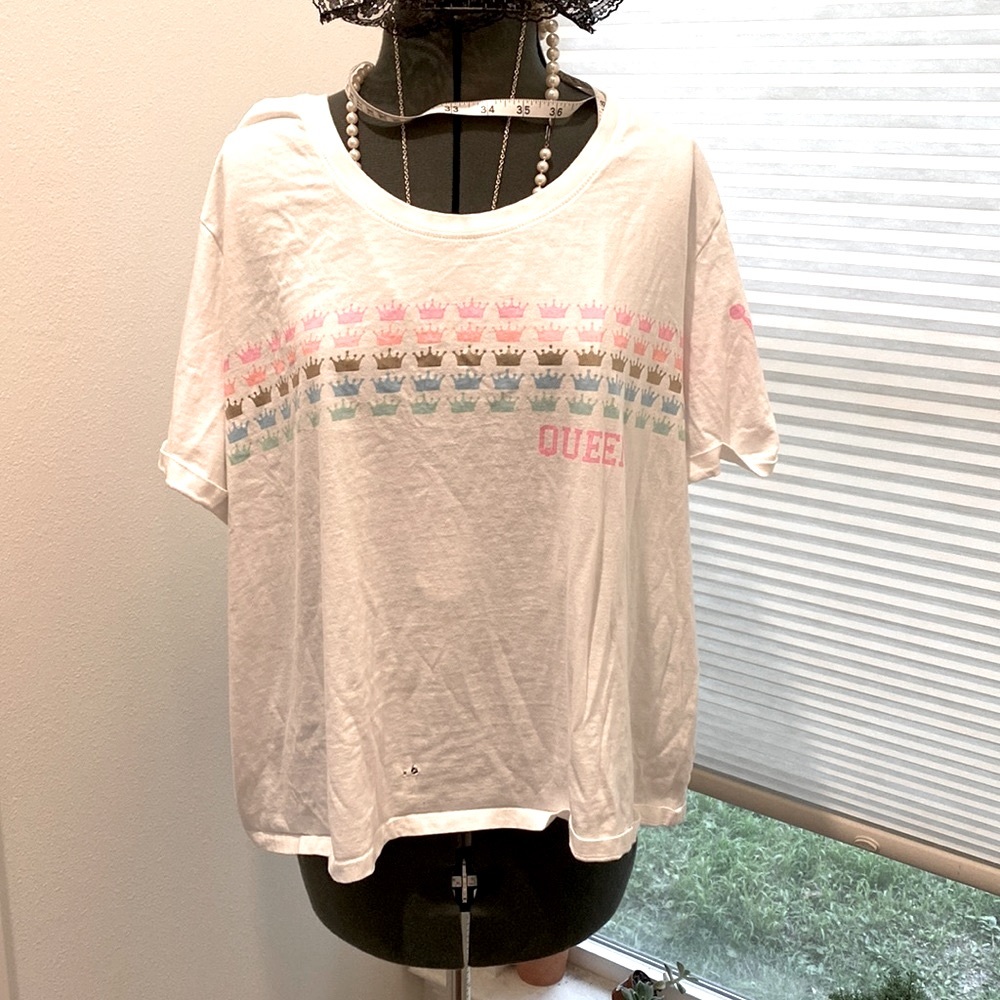 Electric Pink tee workout, lounge 3X oversized top shirt
